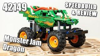 LEGO 42149 Review Speedbuild |  LEGO Technic Monster Jam Dragon | Speed Build 42149 | LEGO 2023