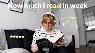 How much I read in a week *realistic as a fast reader*  TBR & kindle reading vlog