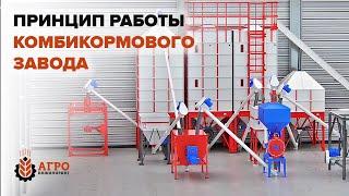 Производство кормов для КРС, птицы и свиней. Как работает завод на 4-8 тонн в час.