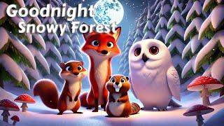 Goodnight Snowy Forest Animals ️THE IDEAL Cozy Bedtime Stories for Babies and Toddlers