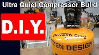 Ultra Quiet Silent Refrigerator Work Shop Air Compressor Build