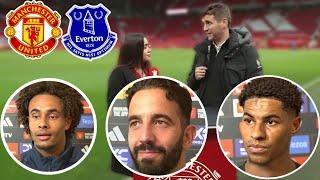 "Man Utd 4-0 Everton: Amorim, Rashford & Zirkzee React to Dominant Victory!"