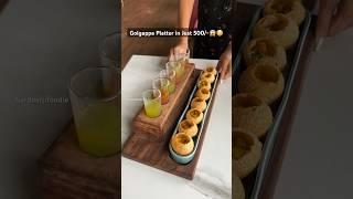 Golgappa platter in Just 500/- #shortsfeed #streetfood #indianstreetfood #foodie #golgappe #food