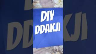 How to make DDAkJI | Tutorial  #youtubeshorts #squidgame #diyddakji #craft