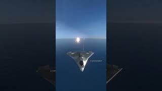 歼36搭配激光武器，三发动机六代机改变未来空战模式。激光武器可迅速击落来袭导弹，也可代替机炮攻击敌方目标。灵活精准的低成本打击会成为未来空战的方向吗？#军事科技 #六代机  #科幻  #空战