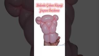 Balonla Çoban Köpeği Yapımı Önizleme #shorts #keşfet #trending #shortsviral #tutorial #ballon #diy