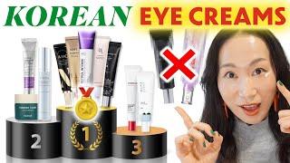 BEST 5 Korean Anti-aging Eye Creams - Gold, Silver, Bronze and Trashes... Korean skincare I Over 40