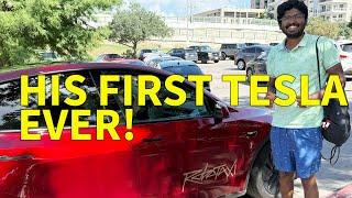STUNNED: Stranger Takes ROBOTAXI RIDE!