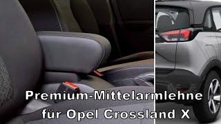 Premium Mittelarmlehne für Opel Crossland X - armrest premium for Vauxhall Crossland X
