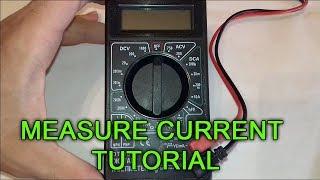 TUTORIAL - How to measure current with multimeter (Easy difficulty)