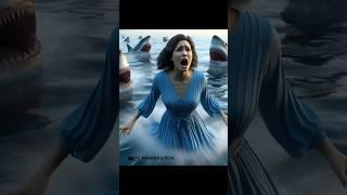 A shark attacked the girl #jesus #devi #ytshorts #shorts