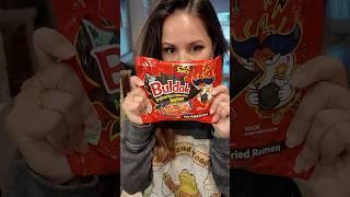 I nearly died at the end  #2xspicyramen #spicynoodlemukbang #buldak #noodles