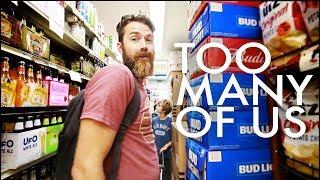 BIG FAMILY GROCERY SHOPPING IN NYC  : Traveling Full-time w/9 kids