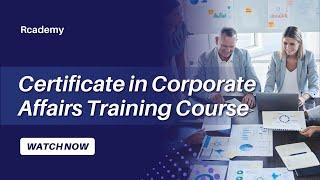 Certificate in Corporate Affairs Training Course