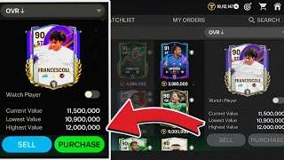 How to sell players who cannot be traded 'untradeable'  on FC Mobile 24