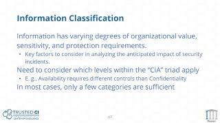 Trusted CI webinar: The Trusted CI Framework; Toward Practical, Comprehensive Cybersecurity Programs