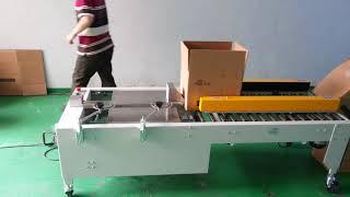 Semi automatic carton erector with bottom sealing | YUPACK