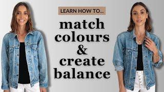 How To Style A Denim Jacket (balance, colours, layering, accessories)