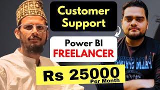 How he became a Power BI Freelancer and Earning 25k-27k per month