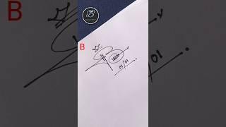 Professional B letter signature #signaturestyle #handwriting