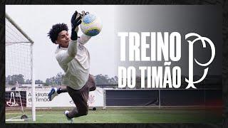 Timão volta aos treinos com exercício tático!