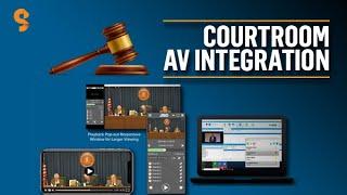 Courtroom Audio Visual (AV) Solutions with HD Recording, Virtual Appearances & Playback. Granteq ME