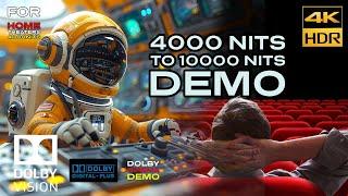 DOLBY VISION "4000 TO 10000 NITS Demo" for BRAVIA 9 - LG G4 & MicroLED  [4KHDR] - Download Available