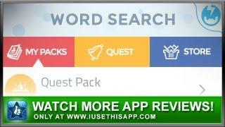 Word Search iPhone App Review - Word Apps-  App Reviews