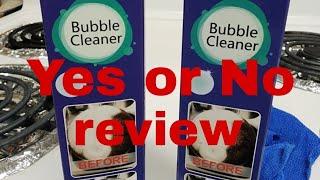 Bubble Cleaner Product Review