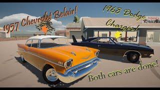 My Garage - 57 Belair & 68 Charger! Both cars are done! (MOD) #mygarage #chevy #charger #done