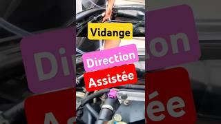 Vidange direction assistée dure | #direction #assistée #steering #shorts #automobile #crémaillère