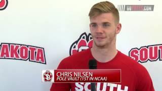 2017 NCAA Media Day: Emily Grove and Chris Nilsen