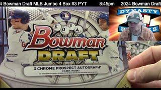 2024 Bowman Draft Baseball Card HTA CHOICE 6 Box Case Break #1