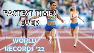 Running WORLD RECORDS 2022 | Track and Road Running Records