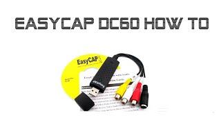 EasyCAP  DC60 sm-usb 007 -  How To - Win7 Win10 Win11 64bit Drivers and Heat