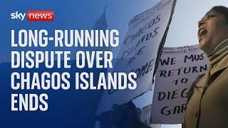 UK hands Mauritius sovereignty of Chagos Islands following a long-running dispute