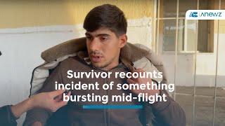 Survivor of Azerbaijan Airlines plane crash recounts incident of something bursting mid-flight