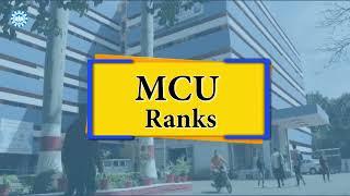 MCU Ranks 10th Amongst Top Media Institute in India I India Today-MDRA Ranking