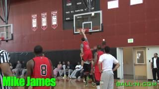 Mike James throws down a Vicious DUNK on dudes Face !!!!!