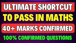 Class 12 Maths Last 1 Day StrategyHow to PASS in CBSE 2025 Maths Exam? Confirmed Questions