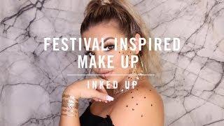 INKED UP | FESTIVAL MAKE UP TUTORIAL