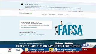 Financial aid experts share tips on paying for college