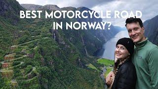 The Road To Lysebotn - Norway by Motorcycle