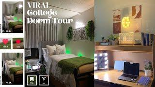 VIRAL COLLEGE DORM TOUR @ Stony Brook University!! | aesthetic, organization, college essentials