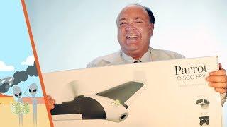 Parrot Disco FPV Drone Unboxing and Setup