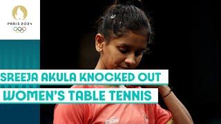 Sreeja Akula knocked out by Sun Yingsha in women’s table tennis  | Paris 2024 highlights