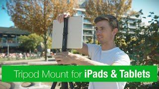 The Best iPad Tripod Mount for iPad Pro 12.9, iPad Air, Mini & more - KobraTech TabMount 360