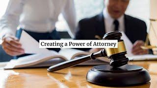 Creating a Power of Attorney