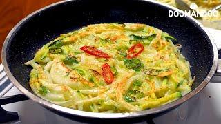 여름에 생각나는 채소전 Korean Vegetable Pancake : 두만두 doomandoo