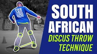 How to Throw Discus / South African - Discus Throw Technique